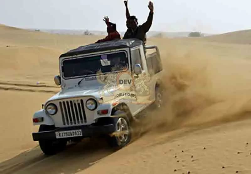 Jeep safari at the Sam Sand Dunes
